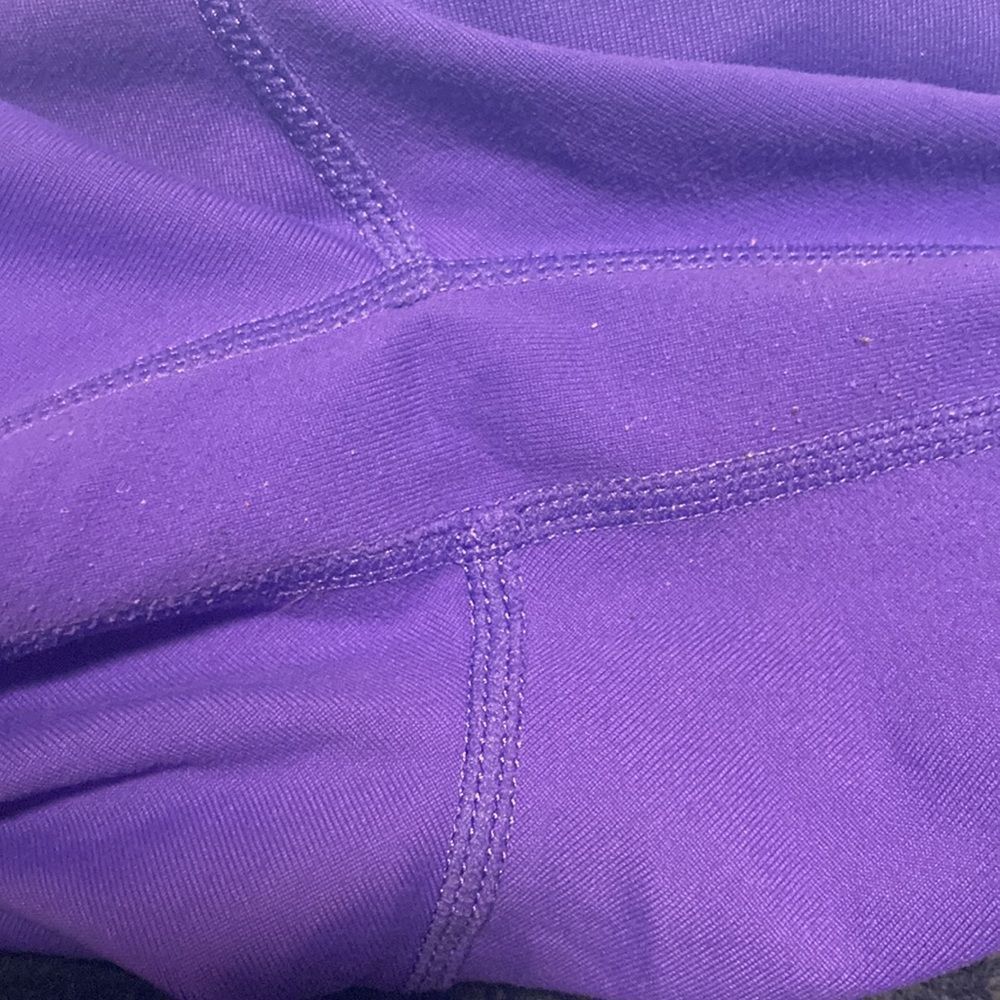 ZYIA PURPLE ASCEND HI-RISE CAPRI  sz 6-8 - Picture 4 of 5